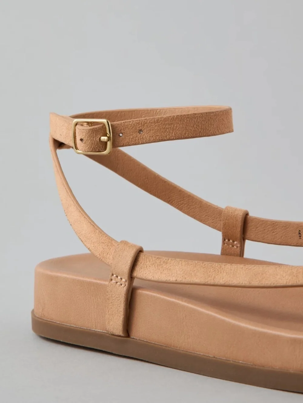 AE Skinny Strap Sandal: blush, tan, brown